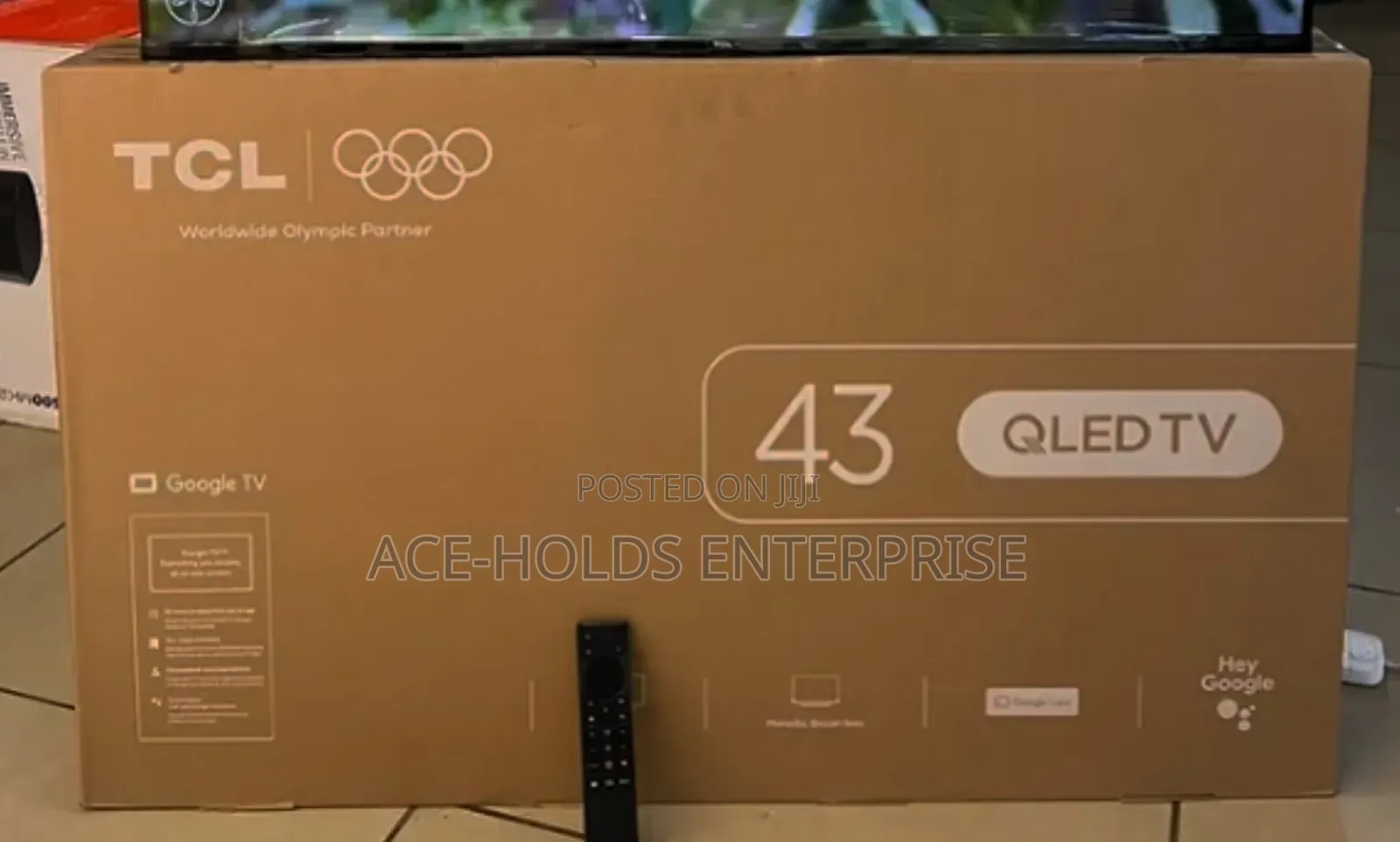 TCL 43" Qled (S5K) Smart Google Os System TV - 2k Resolution
