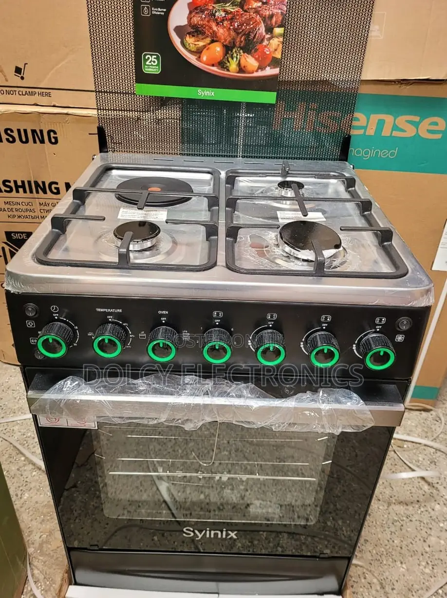 Syinix 60 by 60 3+1 Standing Cooker