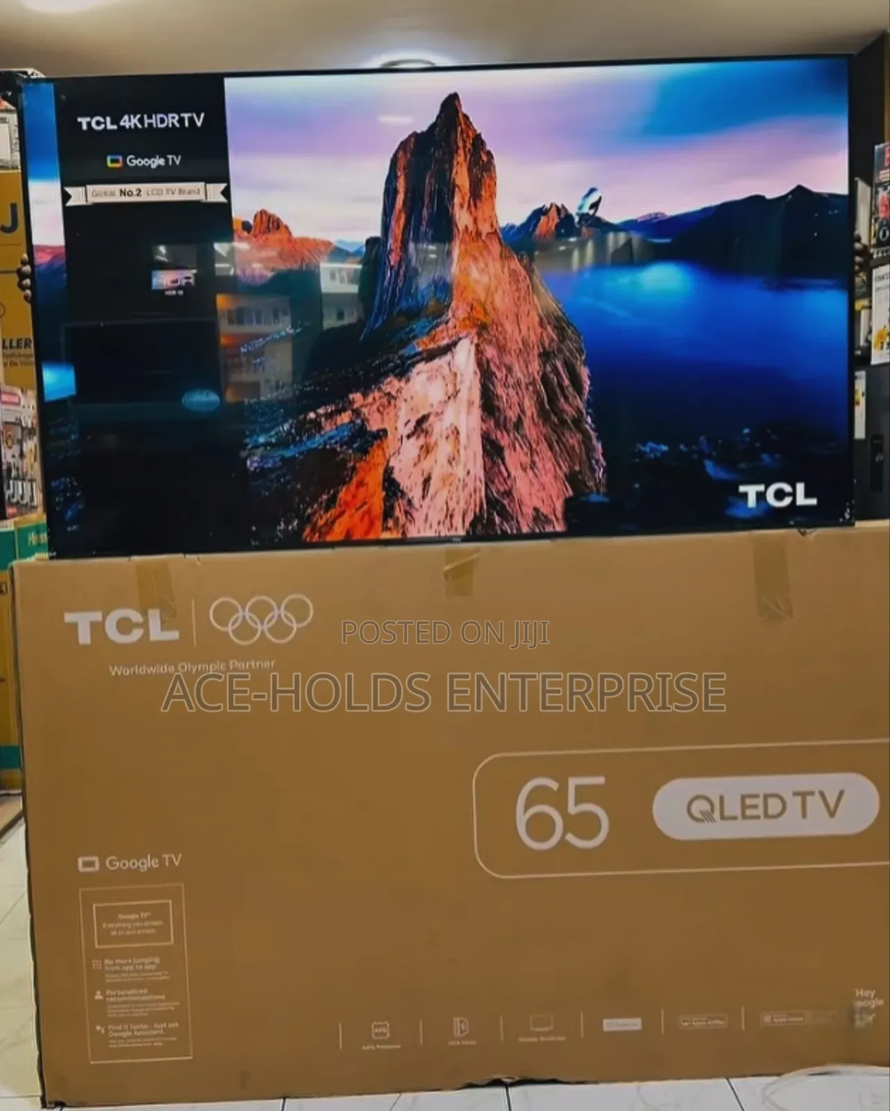 T6D - TCL 65" QLED 4K - Smart Google System TV (New Model)
