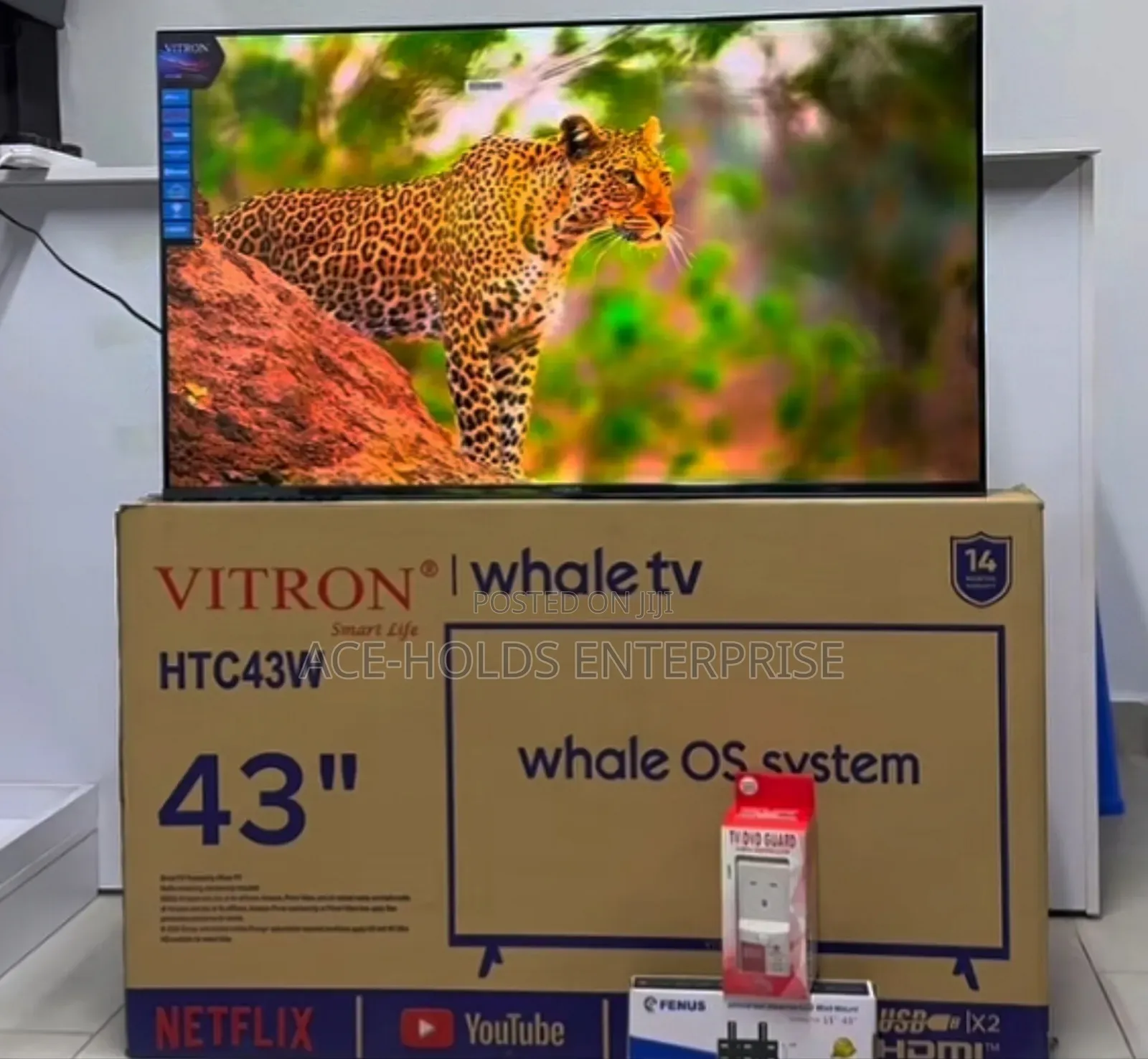 HTC43W - Vitron 43" Whale Os System 1080p HD Smart TV
