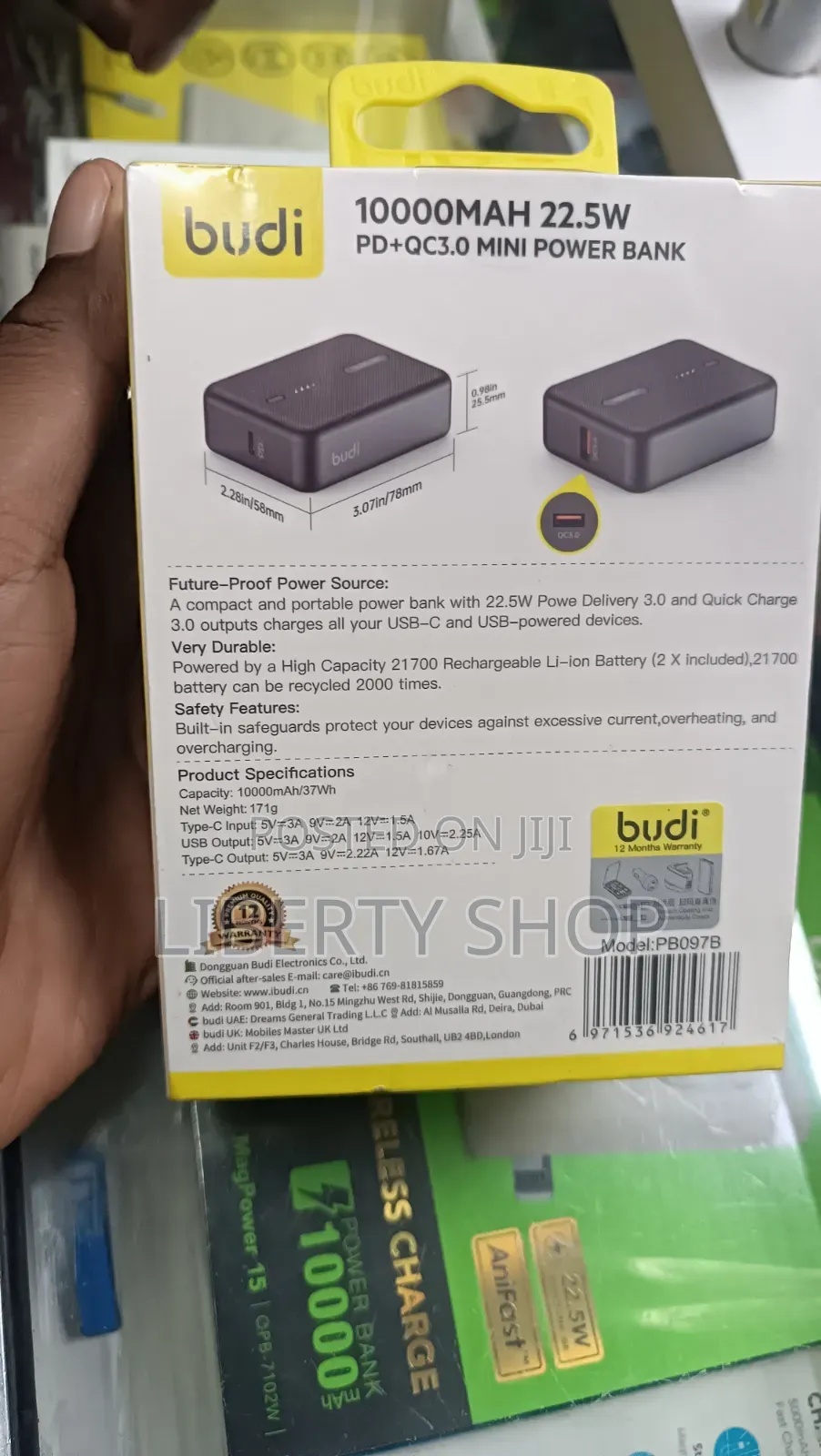 Power Bank/ Budi Original Mini Powebank