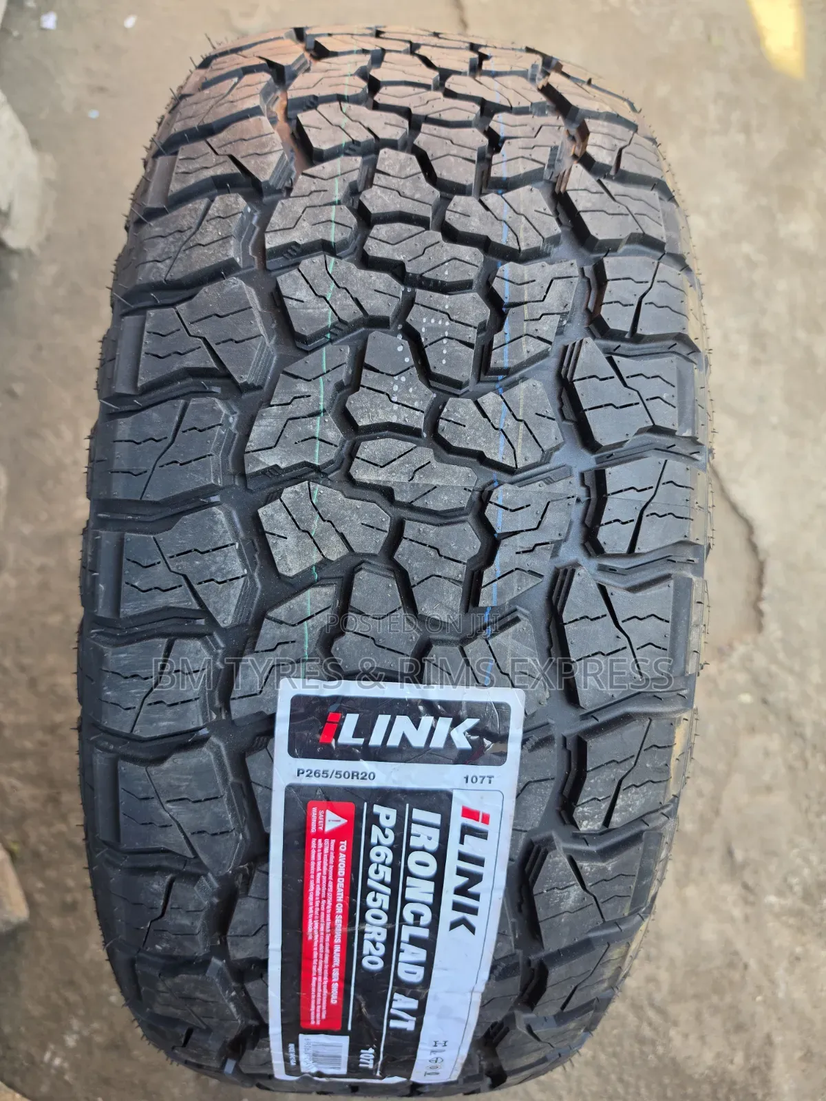 265 /50 R20 Ilink Tires( All Terrain)