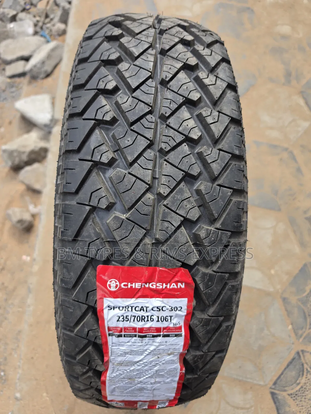 235 /70 R16 Chengshan Tires (All Terrain)