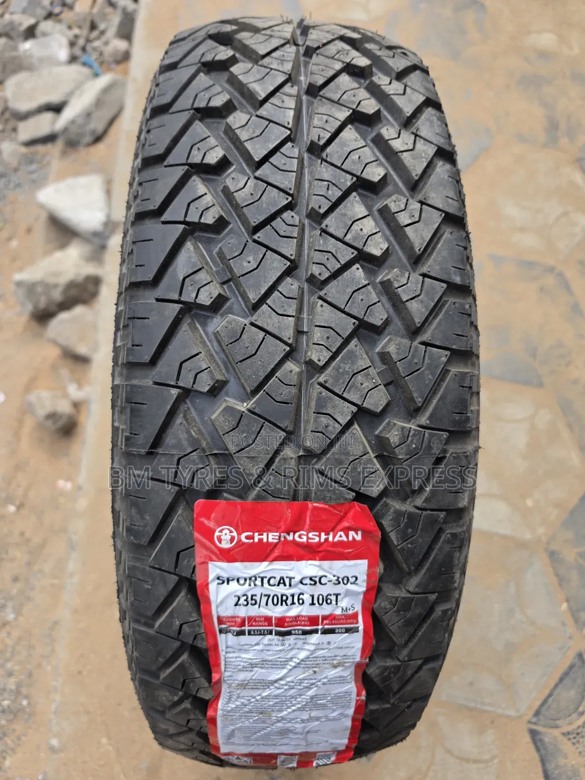 235 /70 R16 Chengshan Tires (All Terrain)