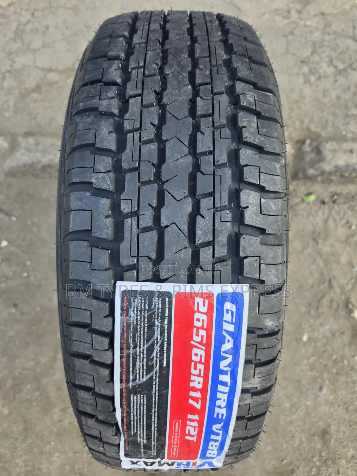 265 /65 R17 Vinmax Tires (All Terrain)