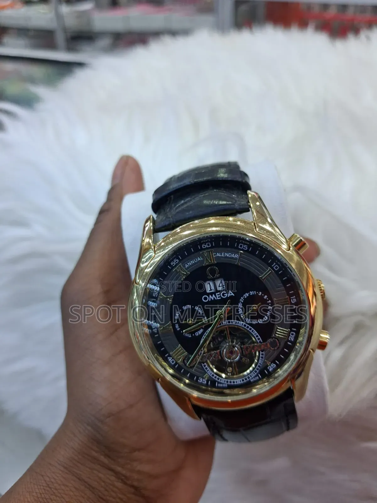 High-End Omega Automatic Watch for Gents + Free Omega Box. We Deliver!