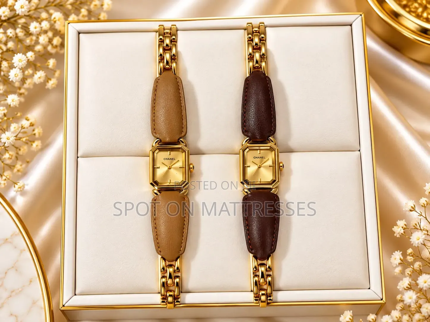 Elegant Ladies' Date Watch. Red/Brown/Black/Green/Beige/Maroon/White.