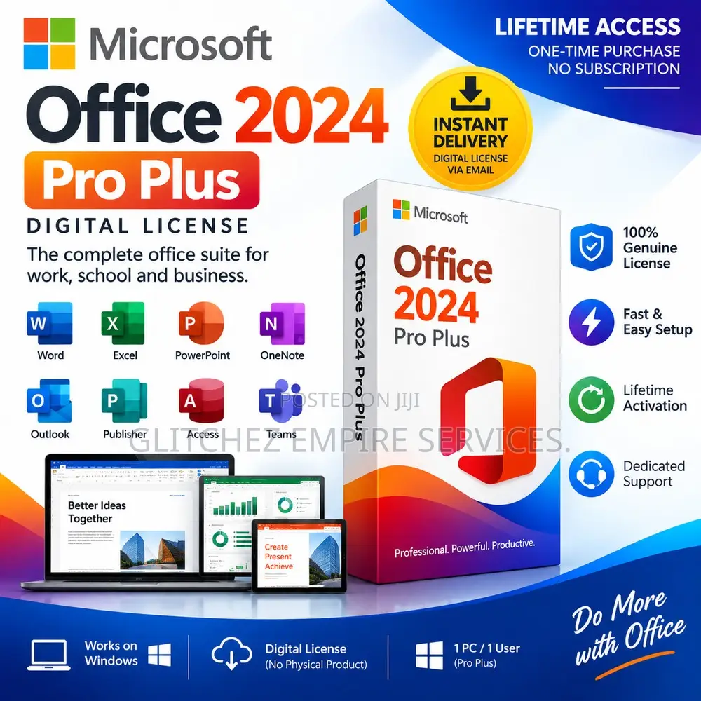 Microsoft Office 2024 Pro Plus Genuine License