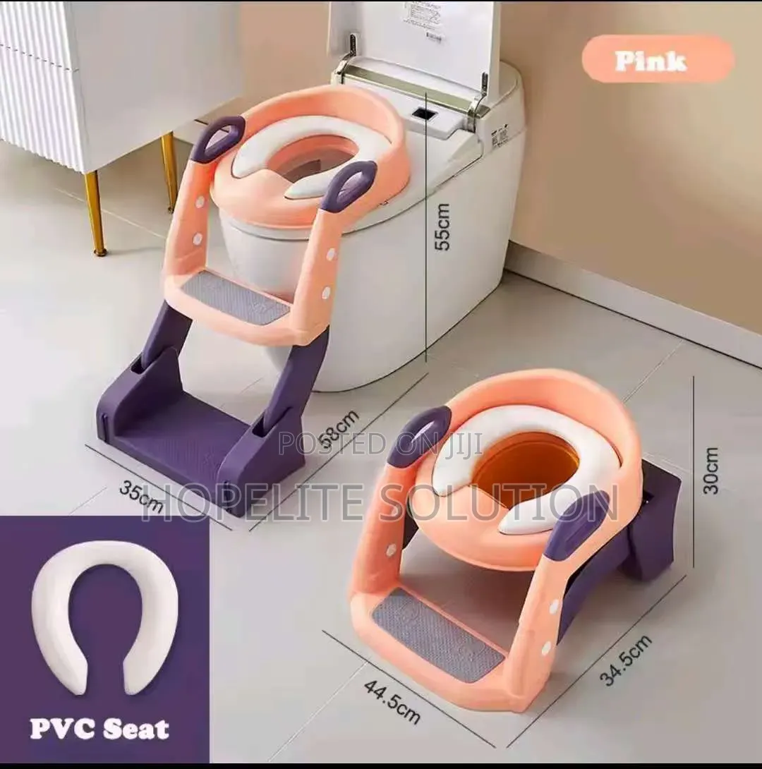 3in1 Foldable Baby Potty Seat, Potty Backrest Training Ladder