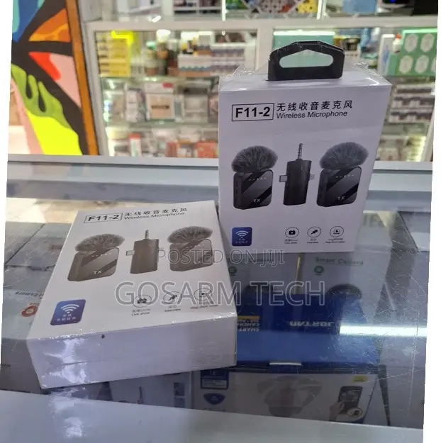 F11-2 Wireless Microphone for Interviews, Content,Tiktok E.T.C