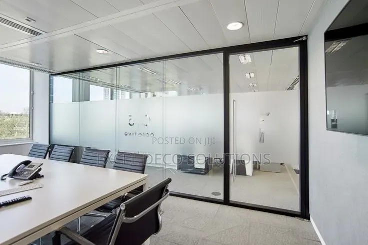 Meeting Room Glass Privacy Frosted Film for Offices