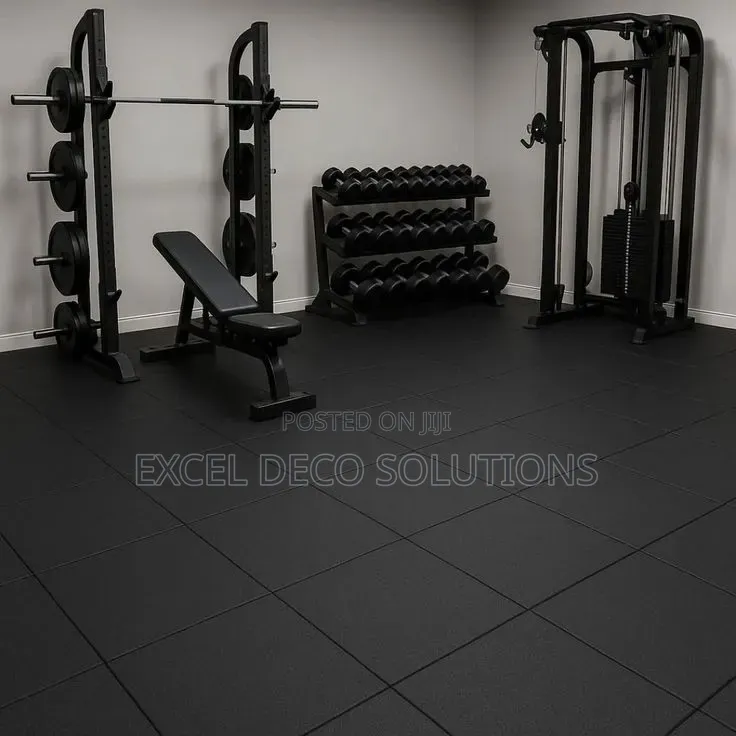 Heavy Duty EPDM Rubber Gym Flooring 20mm