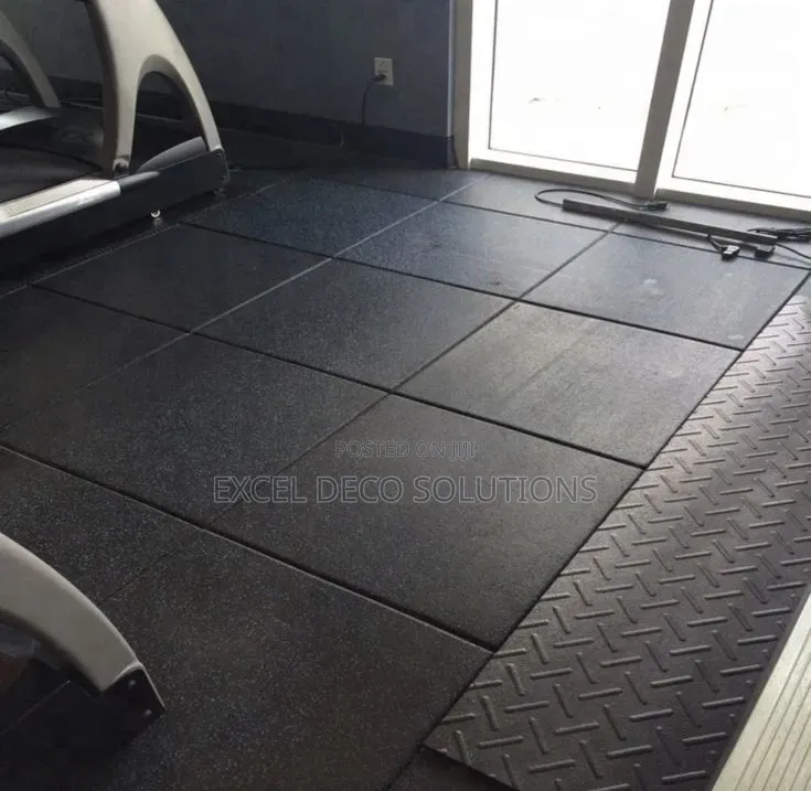 Interlocking EPDM Rubber Tiles for Gym Floors