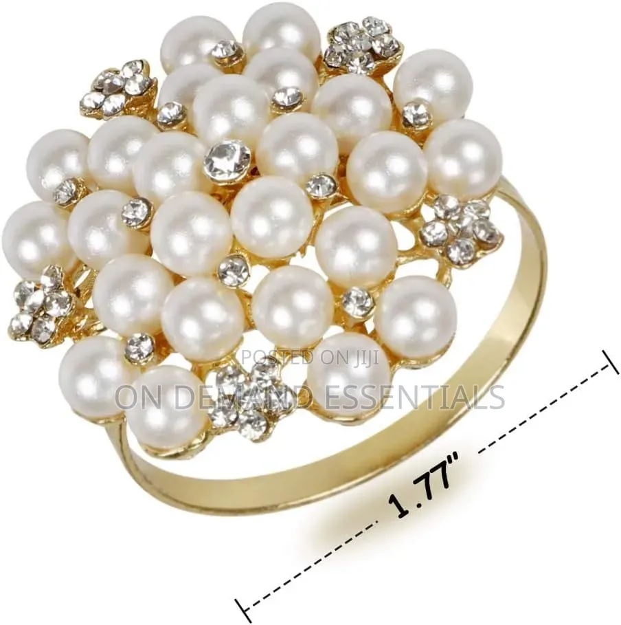 Napkin Ring Holder With Beads