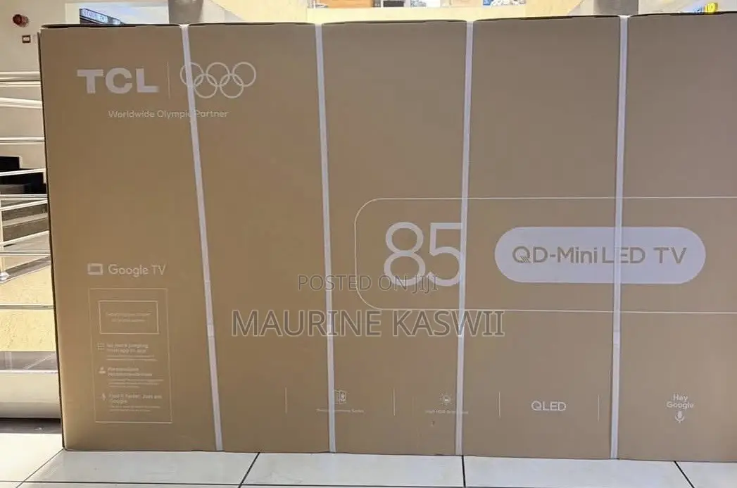 TCL 85” Inch C6k Qd- Miniled TV Frameless Google