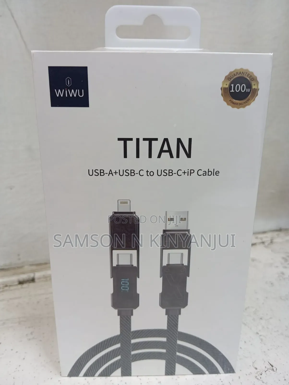 Titan 4-in-1 Charging Cable 100W