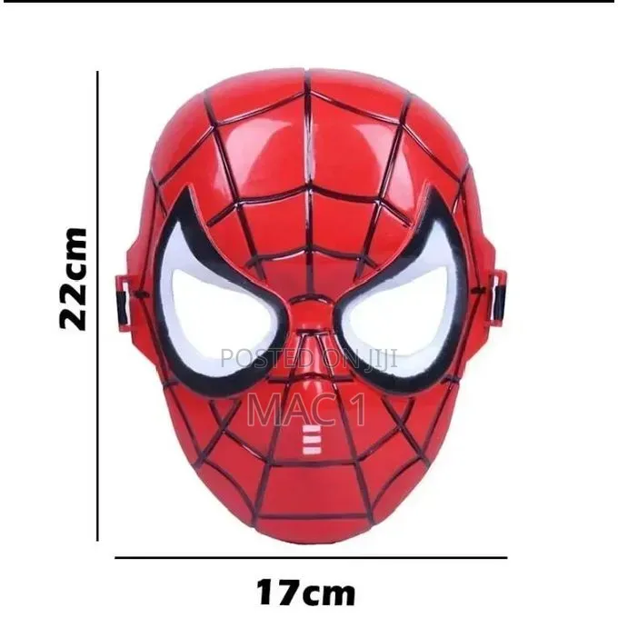 LED Spider-Man Mask for Halloween, Parties and Dress-Up