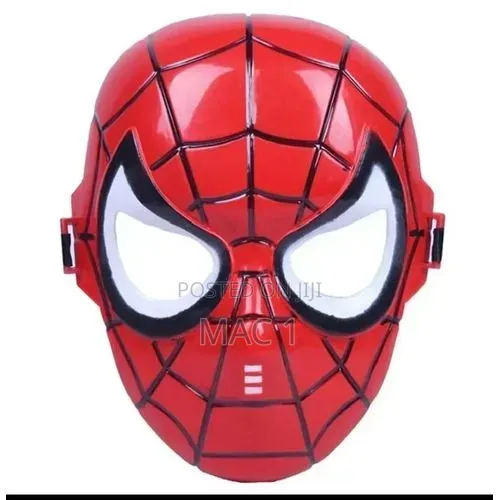 Spider-Man Mask for Kids With LED Light-Up Eyes