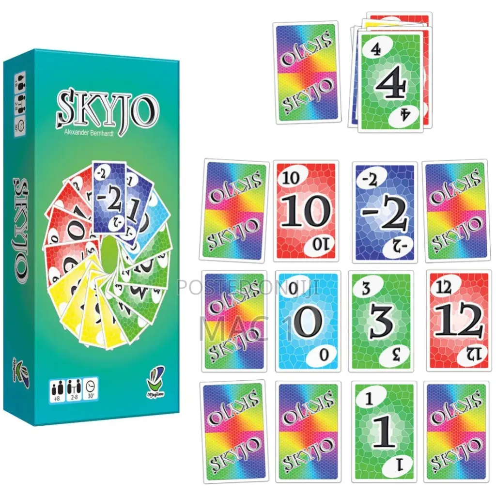Skyjo Strategy Card Game for Kids and Adults