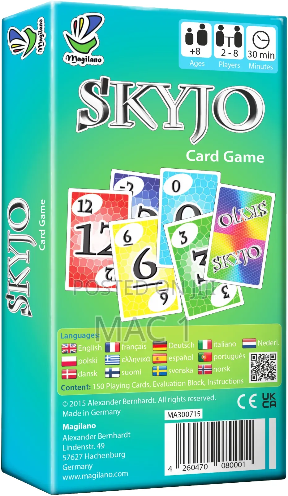 Skyjo Strategy Card Game for Kids and Adults