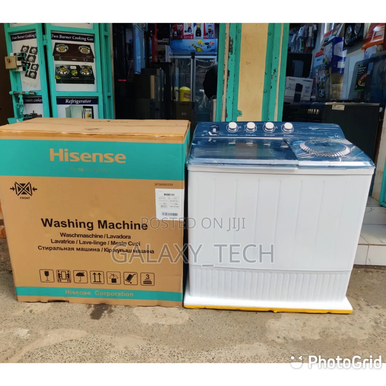 Hisense 14KG Twin Tub Washing Machine - WSBE141 - Wash & Spin