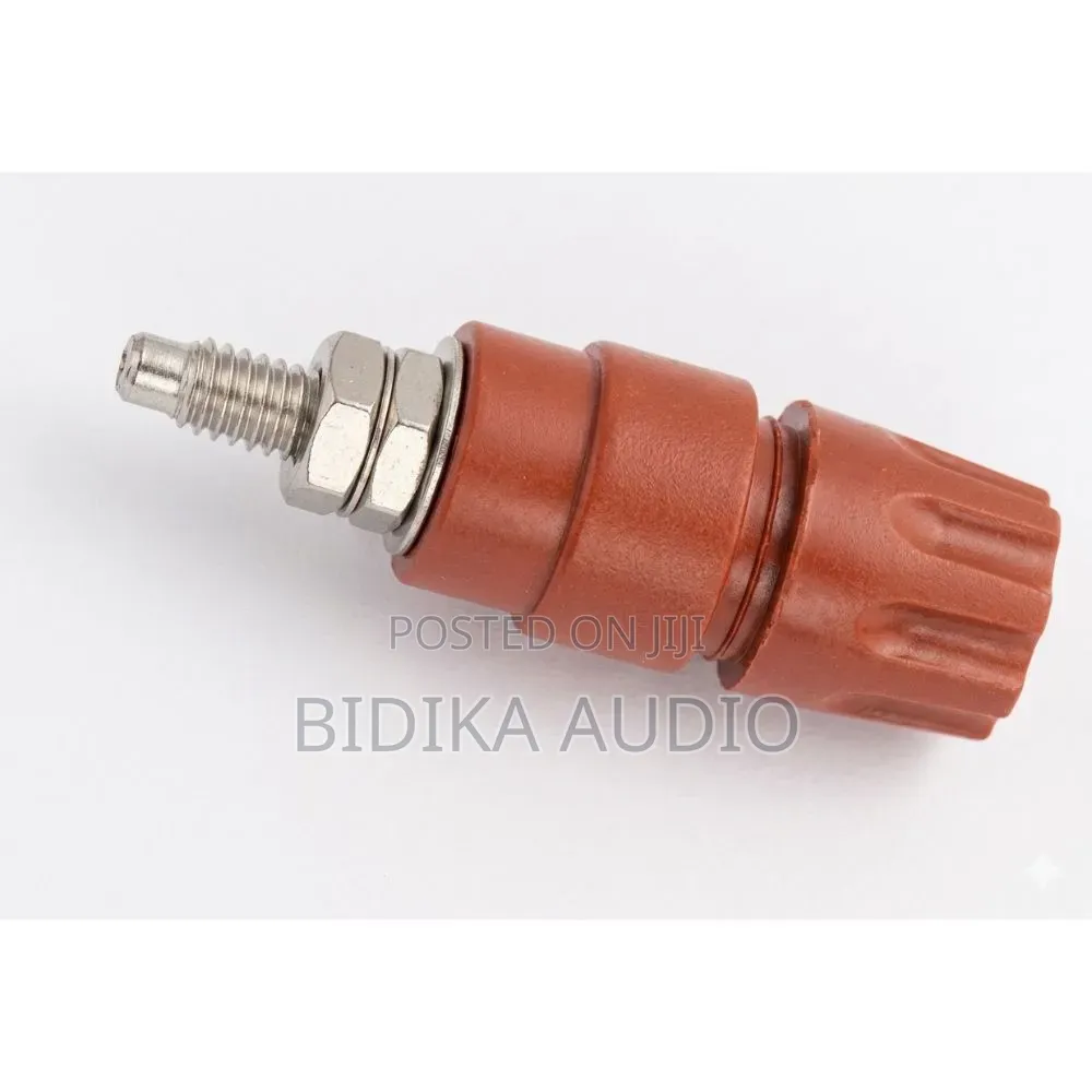 Banana Plugs Audio Connector 24k Gold Plated Open Screw Type