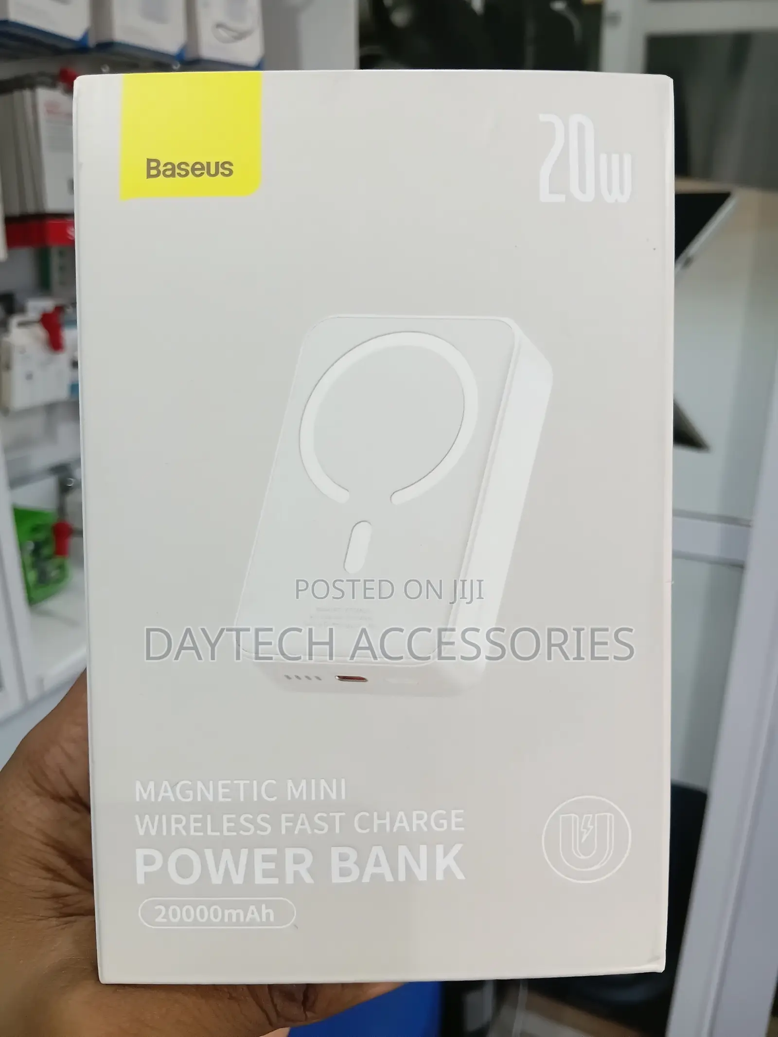 Baseus Magnetic Mini Wireless Power Bank for MagSafe 20,000mAh 20W.
