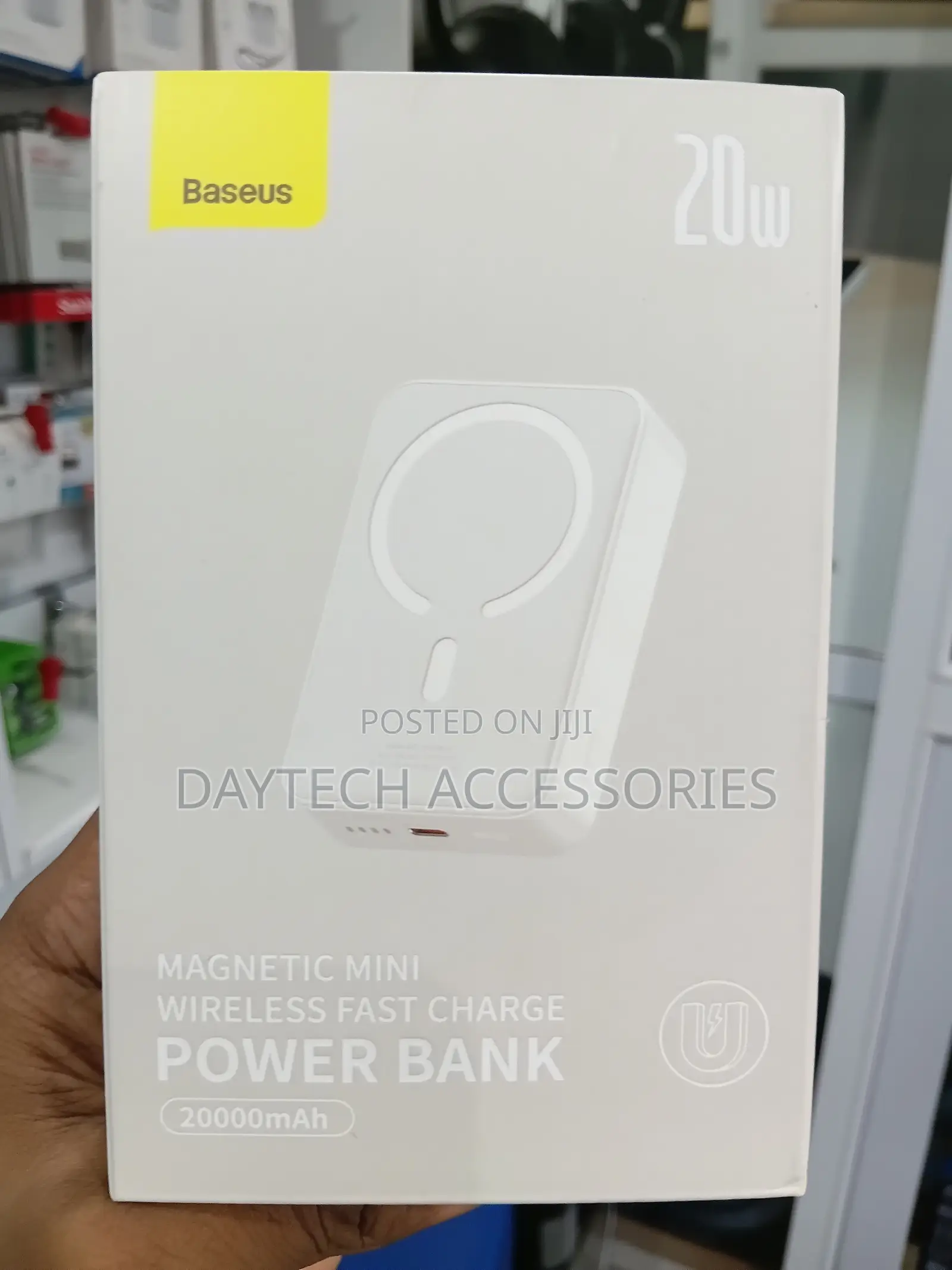 Baseus Magnetic Mini Wireless Power Bank for MagSafe 20,000mAh 20W.