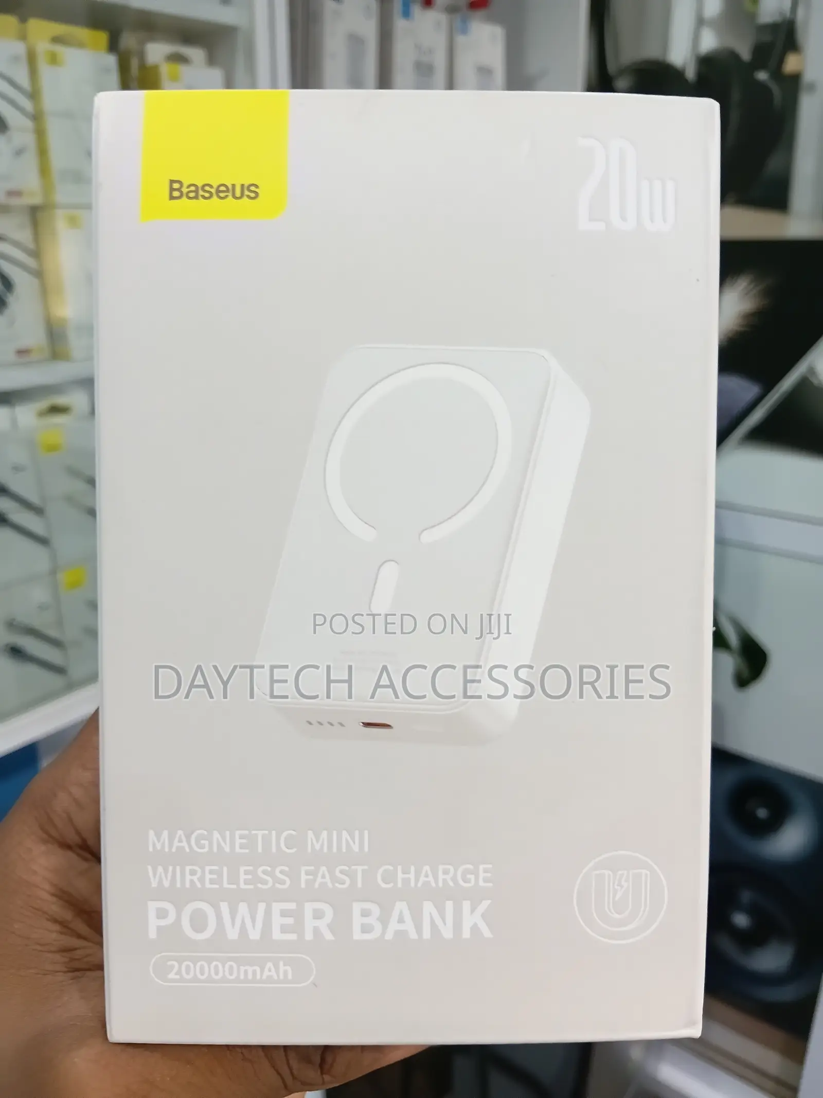 Baseus Magnetic Mini 20000mah 20w Wireless Mag Safe Charge Power Bank