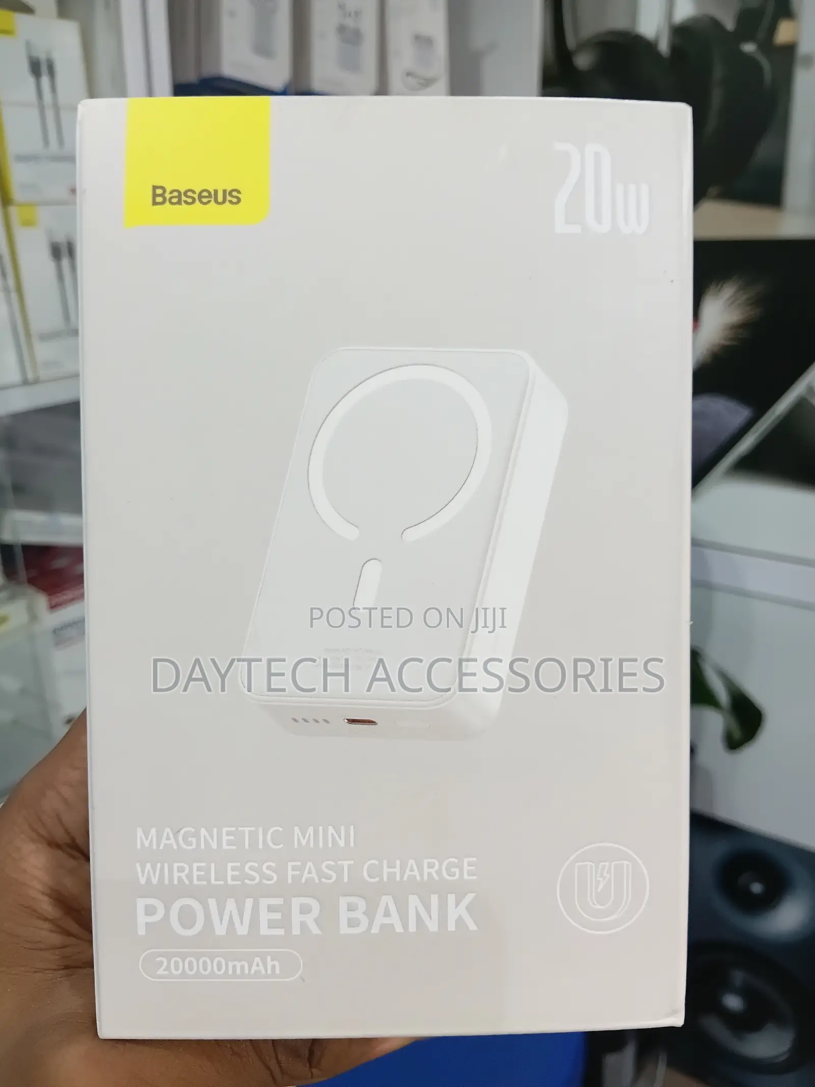 Baseus Magnetic Mini 20000mah 20w Wireless Mag Safe Charge Power Bank