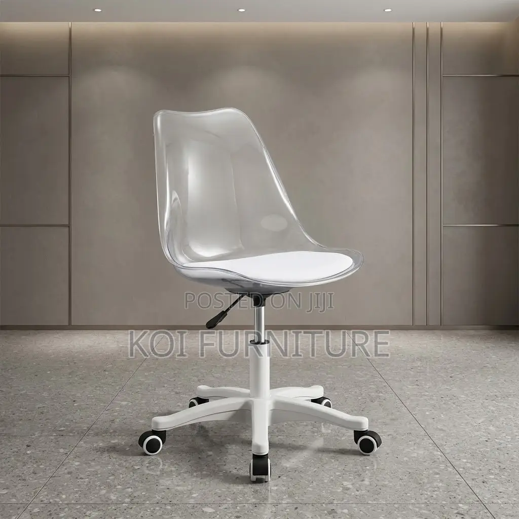 Home Chairs; Clear Backrest Mid Clerical Home Seat