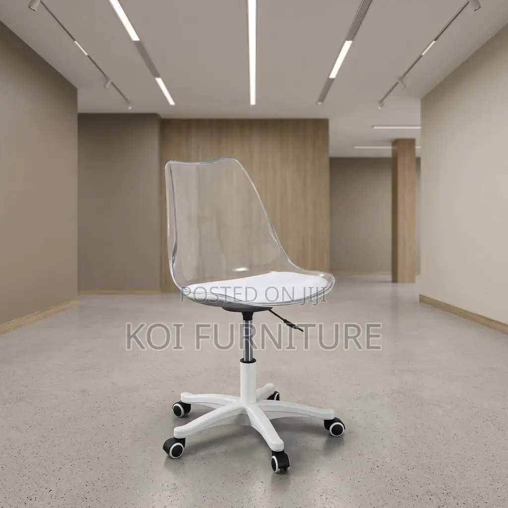 Home Chairs; Clear Backrest Mid Clerical Home Seat