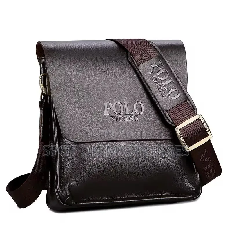 Jeep and Polo Leather Shoulder Bags. Brown and Black. We Deliver!