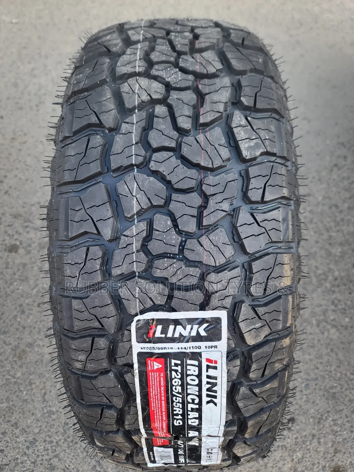 Lt 265 /55 R19 Ilink Tyres Ironclad a/T All-Terrain 10pr