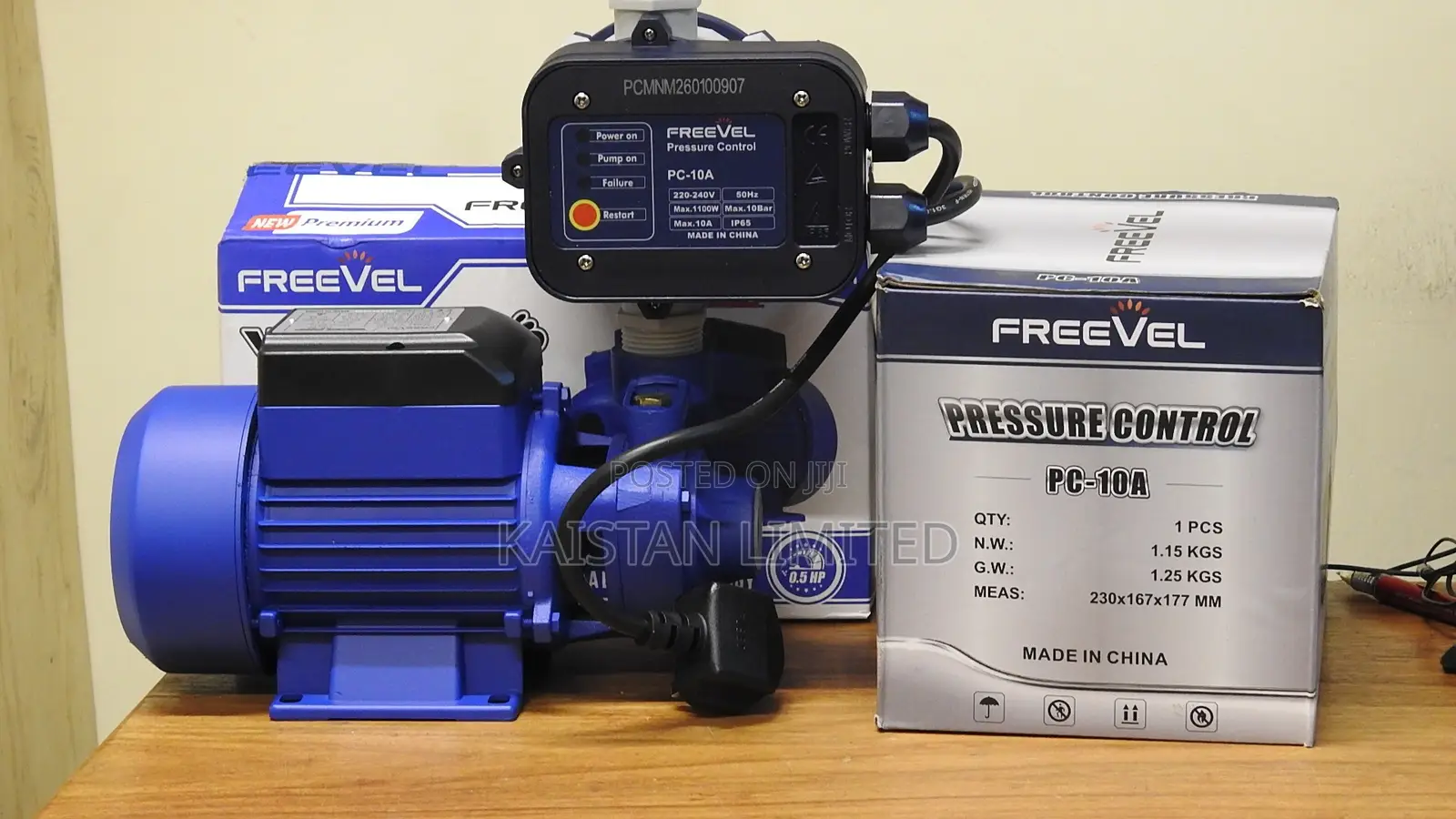 0.5hp Electric Surface Water Pump and Automatic Pressure Controller