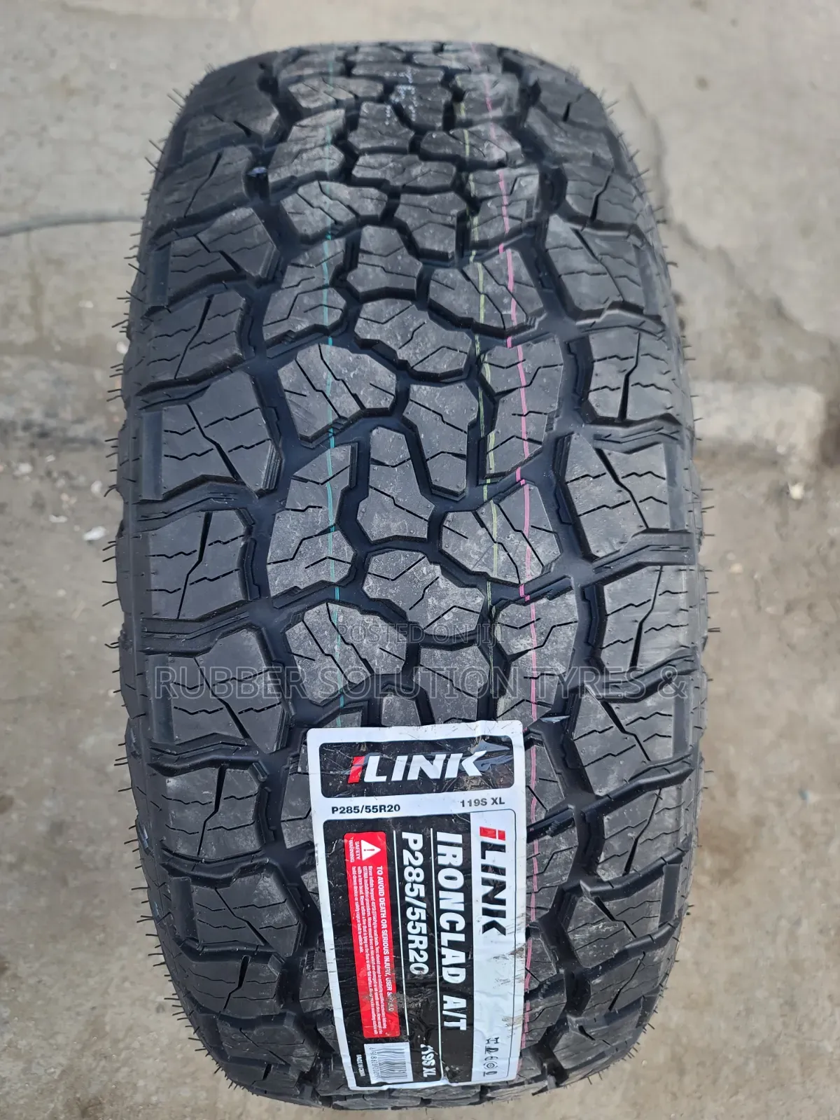 285 /55 R20 Ilink Tyres 119s Xl Ironclad a.t All-Terrain