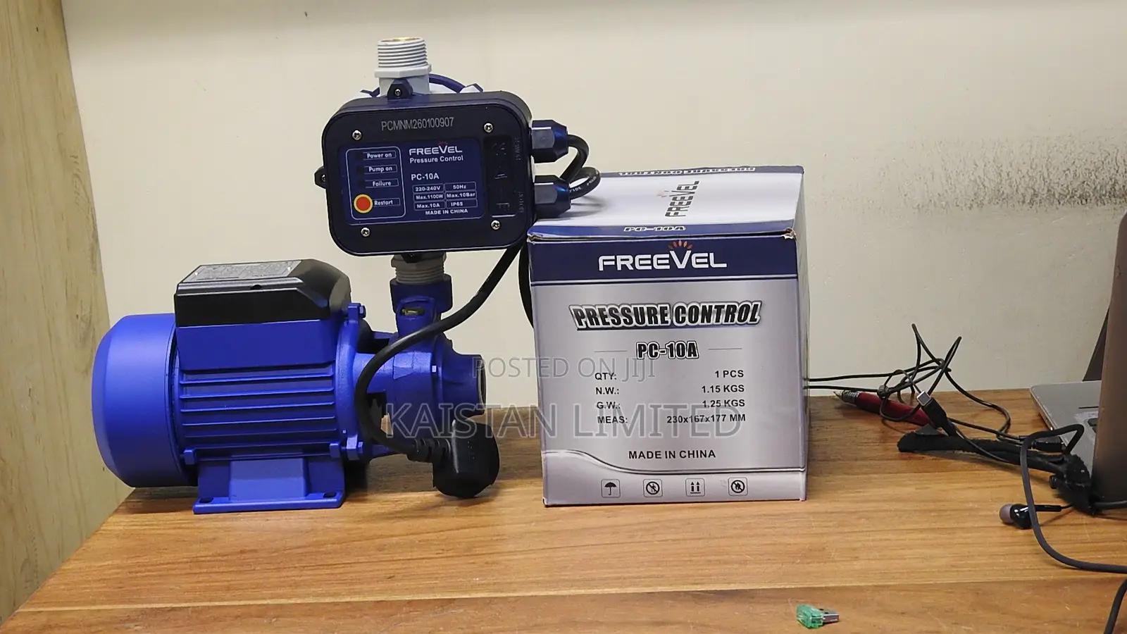 Freevel 0.5hp Electric Water Pump/ Peripheral Pump & Pressure Control