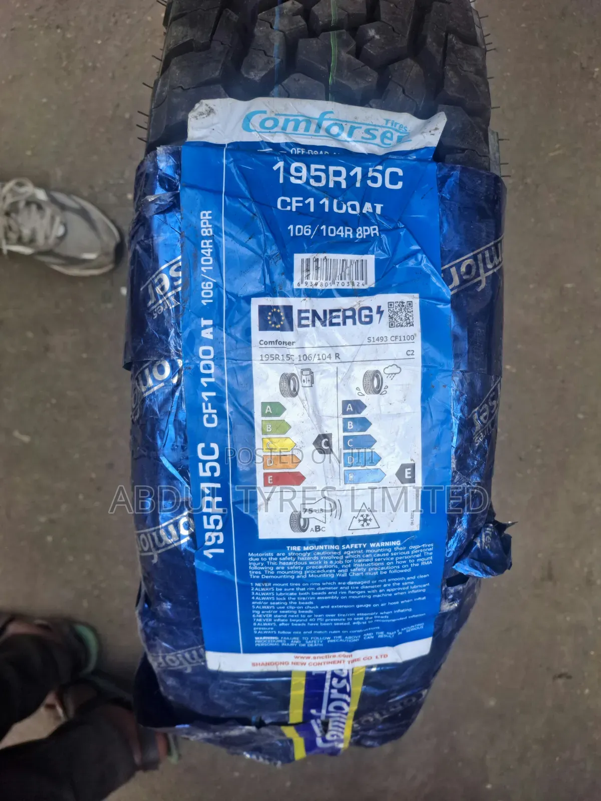 195r15c Comforser Cf1100 Tire