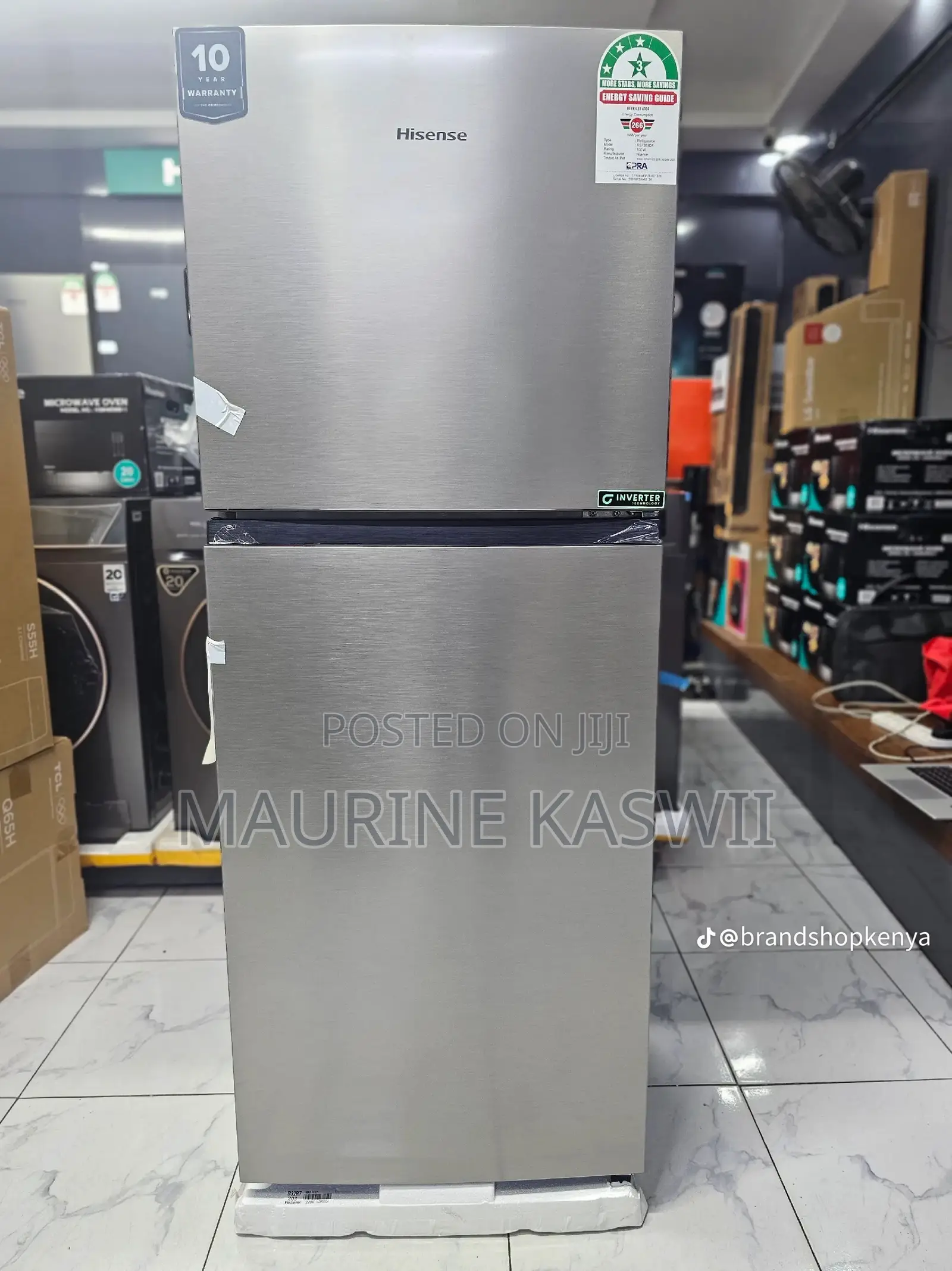 Hisense 203 L No Frost With 3 Stars Inverted Refrigerator
