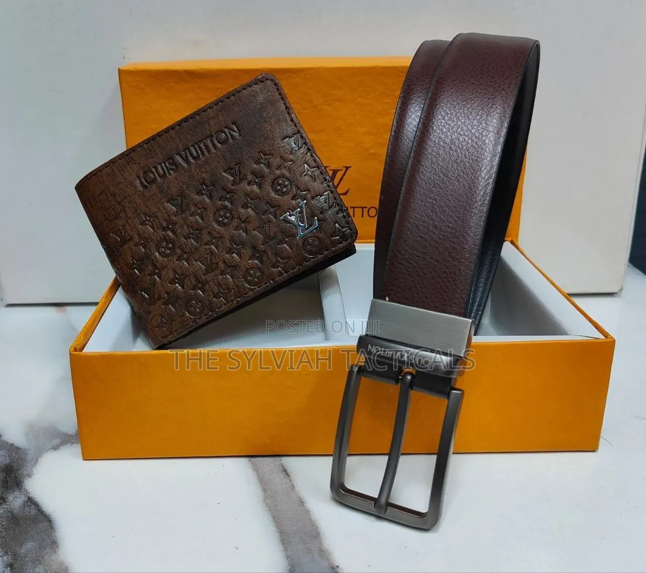 Original Legit Louis Vuitton 
Belt Wallet Sets