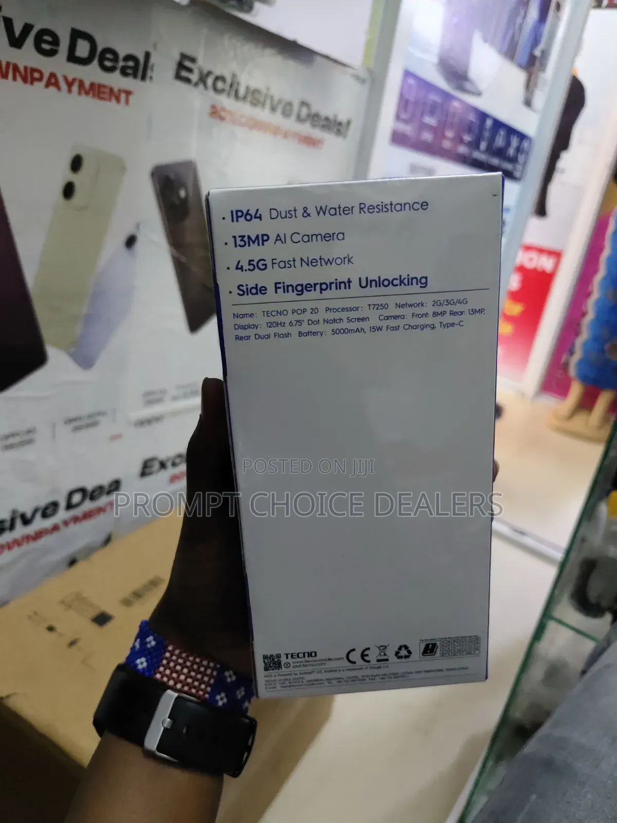 New Tecno Pop 20 64 GB Gray