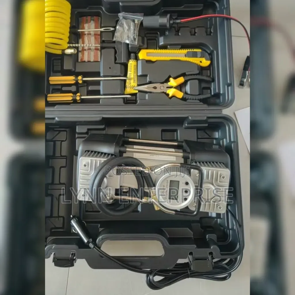 Portable Digital GaugePortable 2-Cylinder Portable Air Compressor .