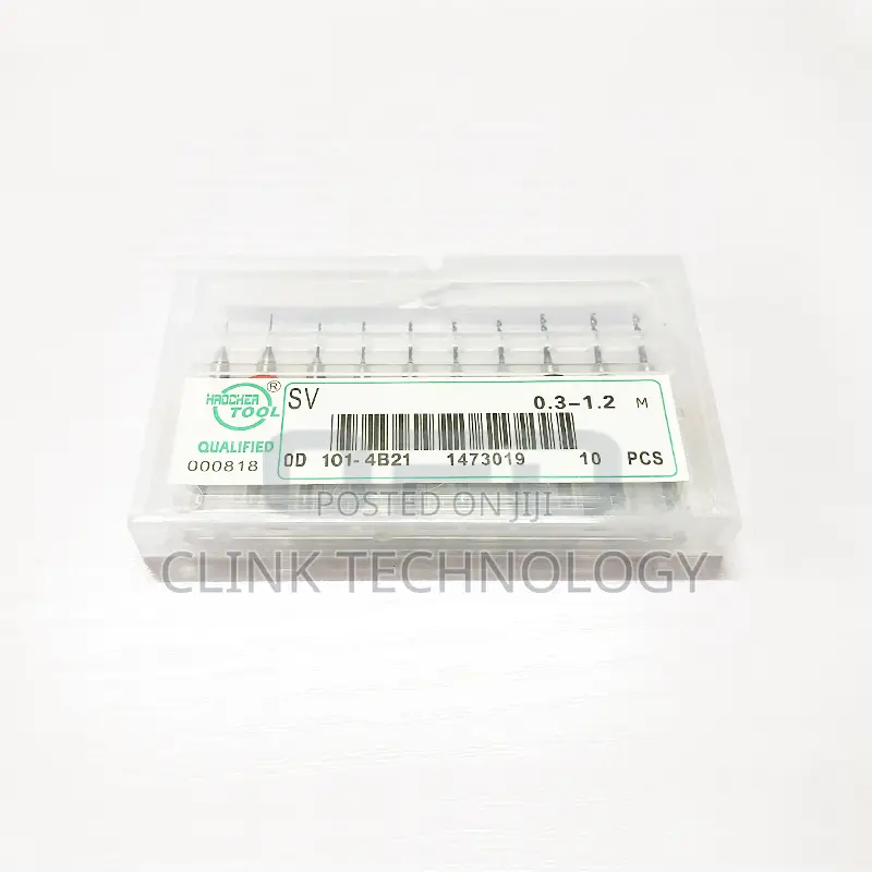 10-Piece PCB Precision Drill Bit Assortment – Tungsten Steel 0.3–1.2mm