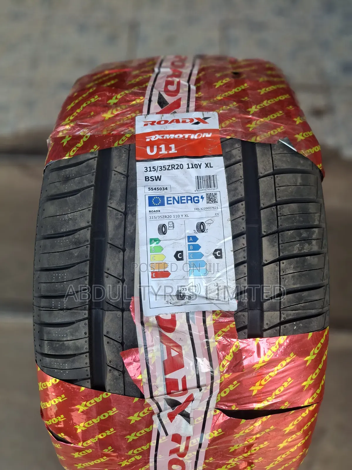 315/35zr20 Roadx Tire