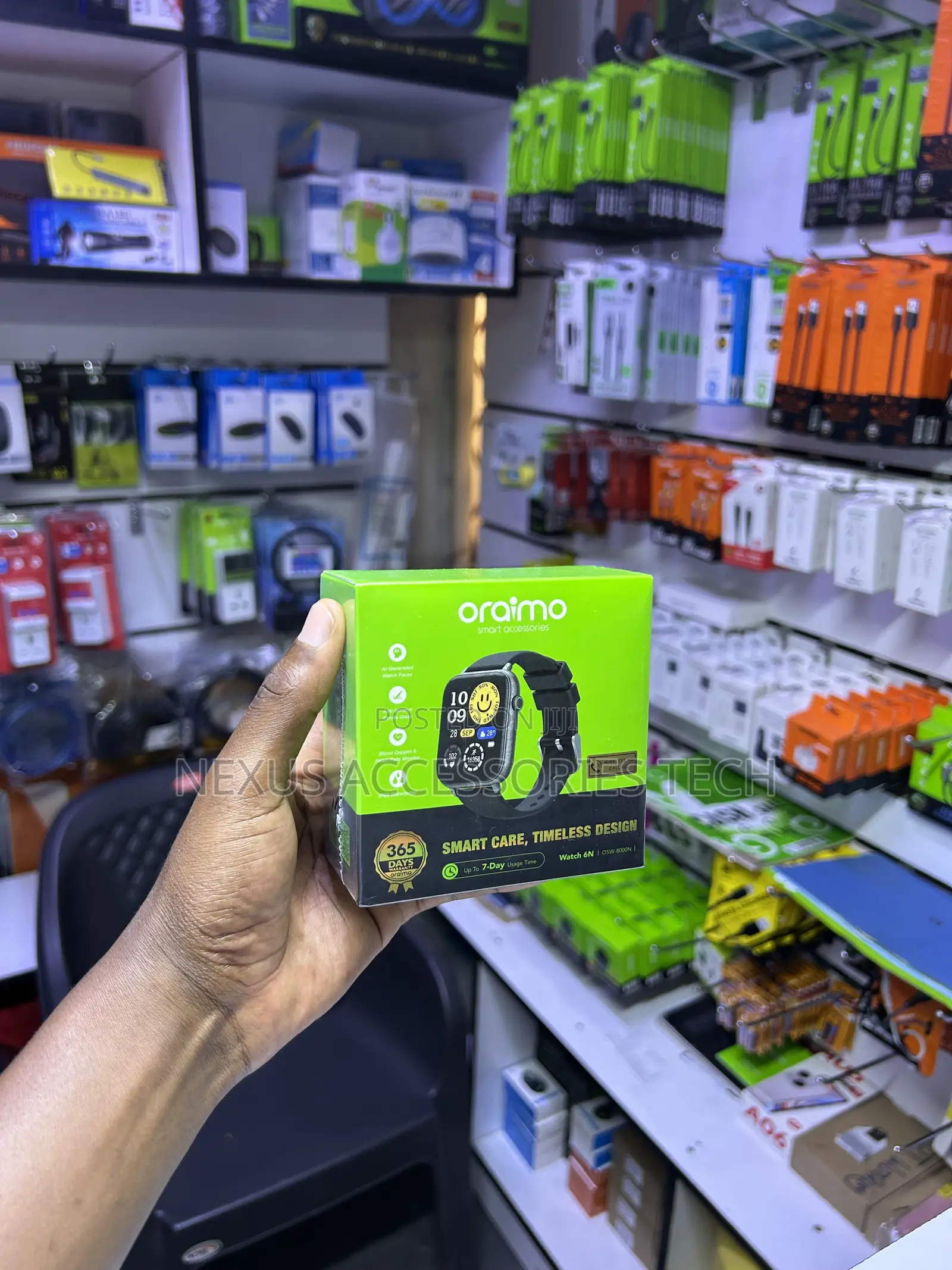Oraimo Watch 6N Smartwatch With AI Faces & IP68 Waterproof