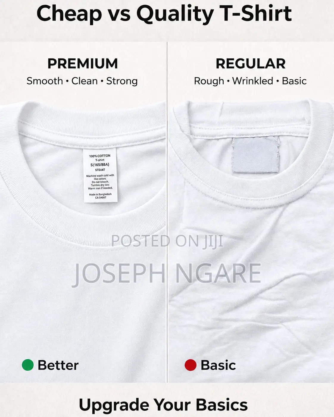 180GSM Heavyweight 100% Ringspun Cotton Roundneck Plain Tshirts, S-Xl