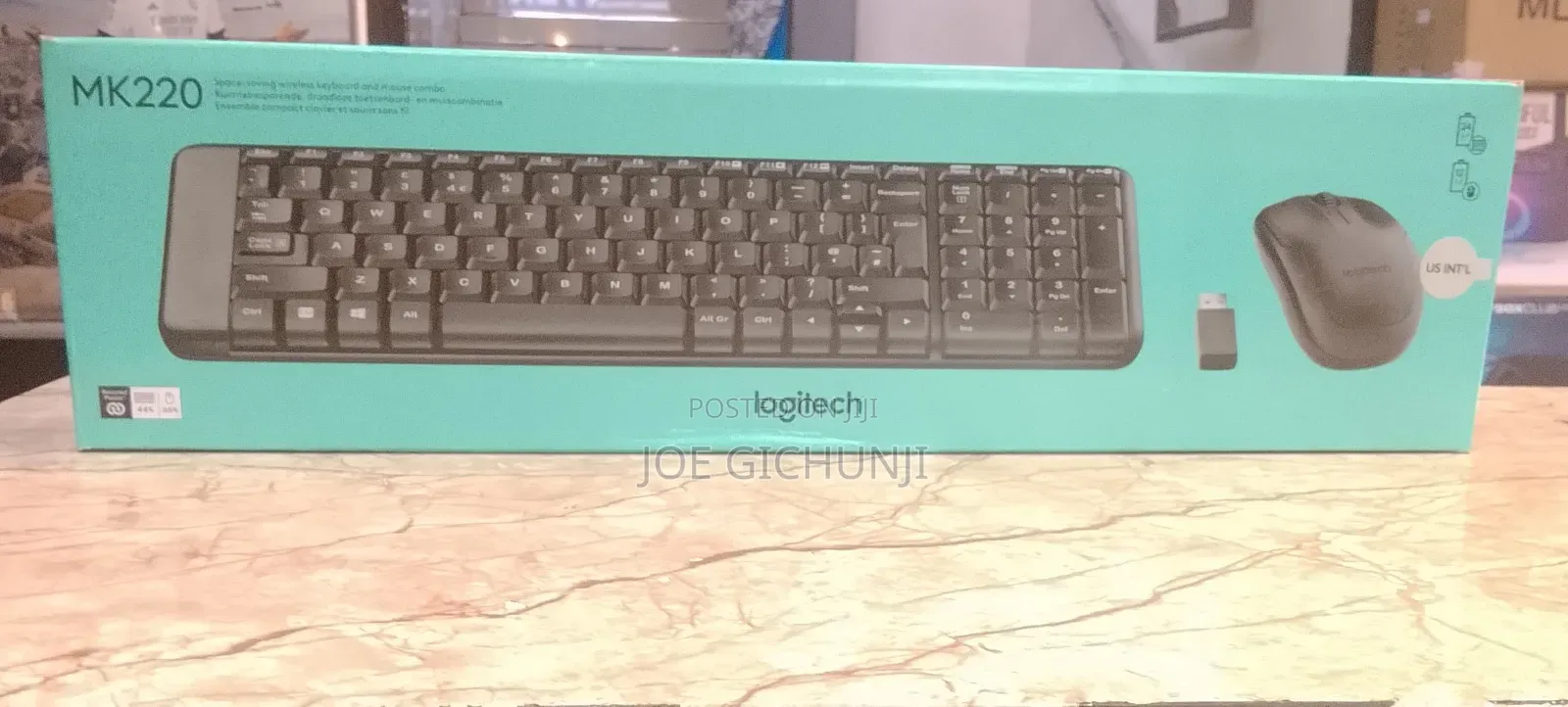 Logitech MK220 Compact Wireless Keyboard and Mouse Combo