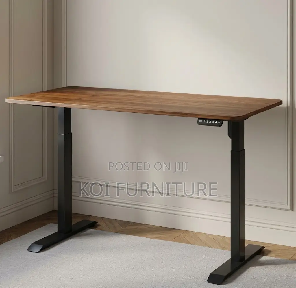 Office Desk; Adjustable 1200MM Ergonomic White Computer Desk