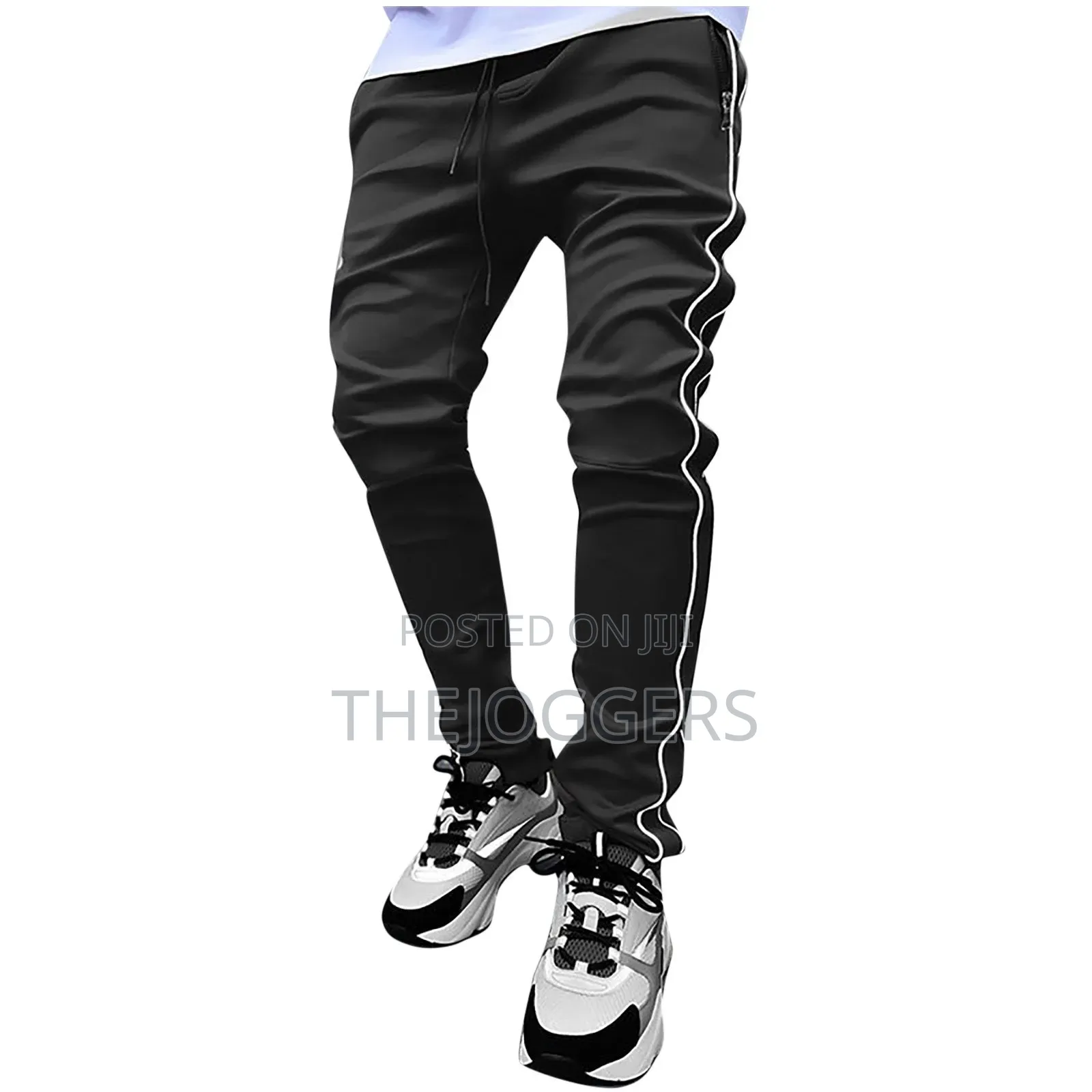 New Fashion Cargo Pants Men Leisure Pockets Stretch Jogging Trouser