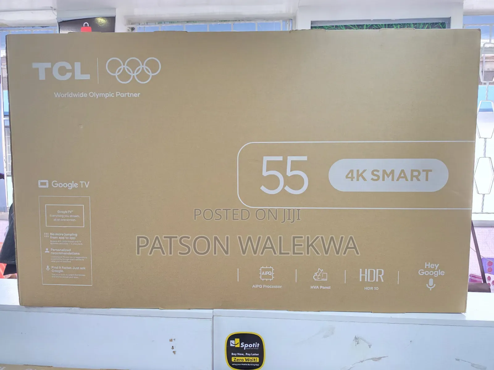 TCL V6D 55 Inch Direct LED 4K HDR Google Smart TV (2026)